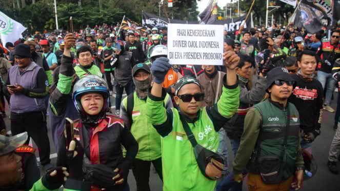 Demostración de taxi en motocicleta en línea