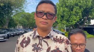Bimo Wijayanto di Kompleks Istana Kepresidenan