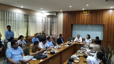 Foto dialog wamen PPA, Wamenaker, Korban Pelecehan, dan pihak Universitas Pancasila