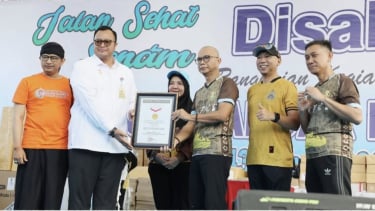 Pagelaran Gerak dan Lagu Penyandang Disabilitas Terbanyak catatkan rekor MURI