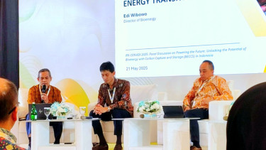 [Direktur Bioenergi Ditjen EBTKE Kementerian ESDM, Edi Wibowo, di acara IPA Convex 2025, ICE BSD, Tangerang, Banten, Rabu, 21 Mei 2025]