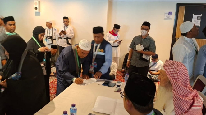 Distribución de fondos de WAQF de Betul Asir para los peregrinos de Aceh. (Ist)