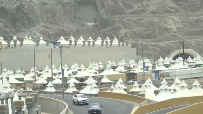 Los peregrinos de Makkah, Arabia Saudita, miércoles (21/5/2025)
