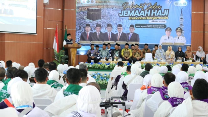 417 Jemaah Haji Asal Banjar Tiba di Makkah, 2 Tertunda Karena Masalah Kesehatan