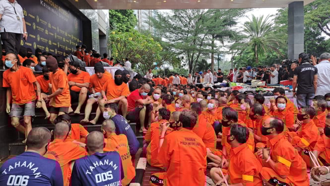 Operasi Berantas Premanisme Polda Metro: 3.599 Orang Ditangkap, 348 Jadi Tersangka