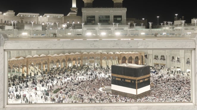 Freeline de diferentes países ha circunvalado en el santuario en diferentes países, Makkah, Arabia Saudita