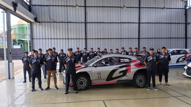 Toyota Gray Jaris Rall2 Toyota pertenece al equipo de Gazoo Indonesia