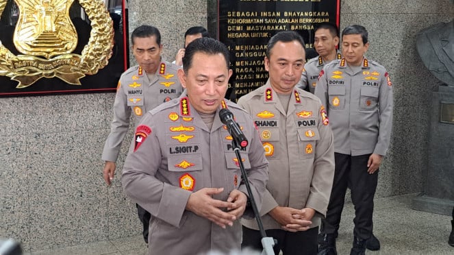 Jefe de la Policía Nacional General Policía Listo Sigit Probo 