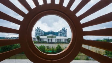 Suasana KIPP IKN di Kecamatan Sepaku, Kabupaten Penajam Paser Utara, Kaltim