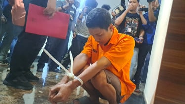 Pelaku pembunuhan bos sembako di Bekasi 