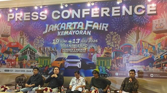 Conferencia de prensa JAKARTA FAIR 2025 (Doc: Natania Longdong)