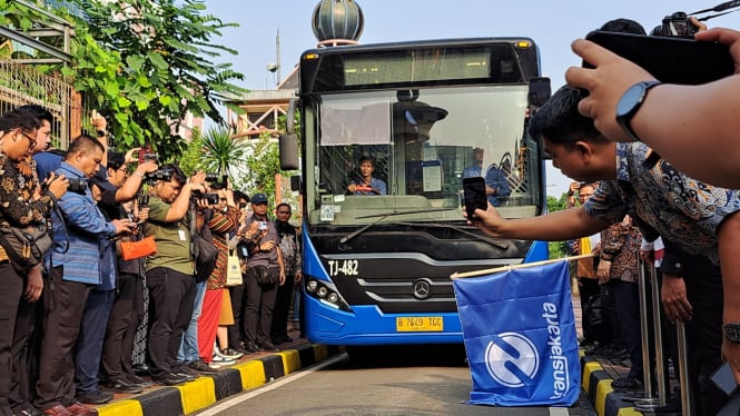 Gubernur Pramono Resmikan Transjabodetabek Blok M-Bogor, Waktu Tempuh 90-110 Menit