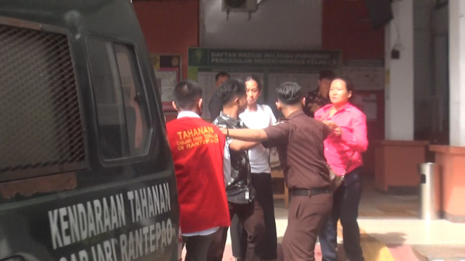 La familia de la víctima se enfureció a los perpetradores en el Tribunal de Distrito de Makale