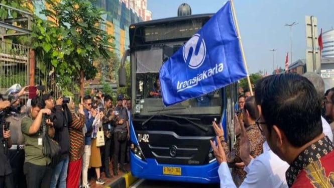 TransJabodetabek P11 Diresmikan, Wali Kota Dedie Ingin Jakarta Bantu Perbaiki Fasilitas Transportasi di Bogor