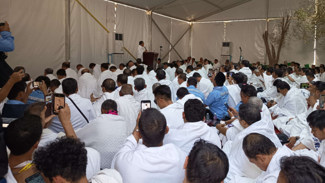 1.392 Jemaah Dapat Tenda Khusus Kerajaan di Wukuf Arafah
