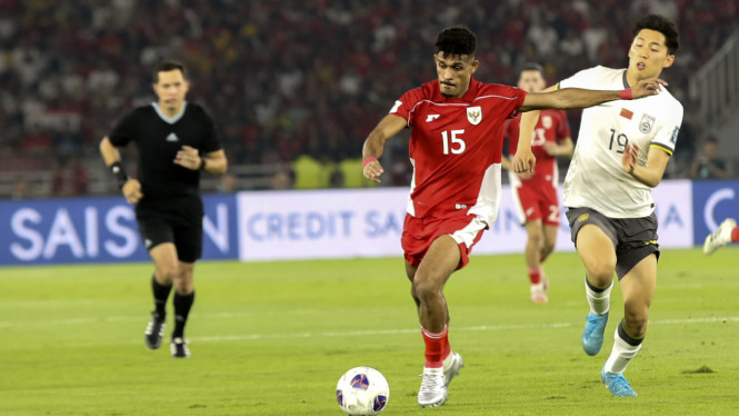 Ricky Kambuaya, Indonesia vs China di Kualifikasi Piala Dunia 2026
