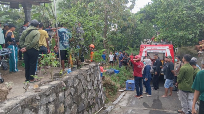 Evacuation process of an old well
