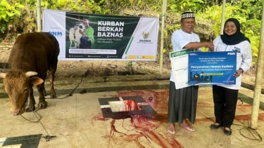 Kolaborasi PNM dan BAZNAS salurkan hewan kurban
