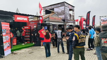 Booth Motul di BBQ Ride 2025
