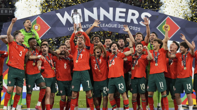 Timnas Portugal juara UEFA Nations League 2024/25