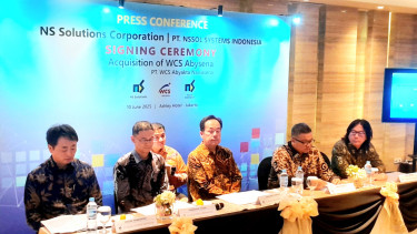 [Jajaran Direksi dan Manajemen NS Solutions Corporation (NSSOL), PT NSSOL Systems Indonesia (NSIDN), dan PT WCS Abyakta Nawasena (WCS Abysena), dalam konferensi pers di kawasan Menteng, Jakarta Pusat, Selasa, 10 Juni 2025]