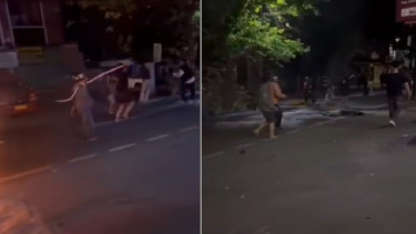 Tawuran remaja di Kampung Gedong Pasar Rebo Jakarta Timur