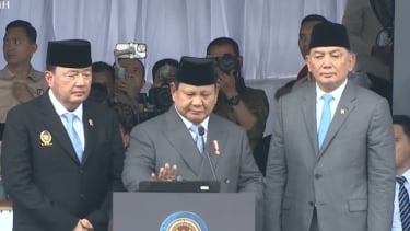 Presiden Prabowo Subianto Hadiri Acara Indo Defence 2025