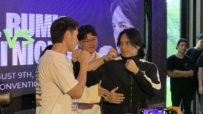 Jefri Nichol vs El Rumi Rematch! Siapa yang Akan Tidur di Ring 9 Agustus Nanti?