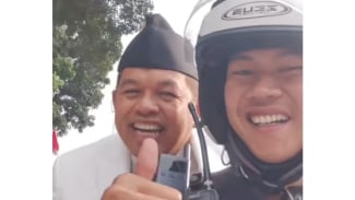 Denda yang Dibayar Patwal Dishub Setelah Ditilang Karena Boncengin Dedi Mulyadi