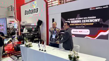  PT Dahana dan Hariff Defense tandatangani MoU Pengembangan SLT