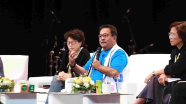 Wakil Gubernur Jakarta Rano Karno saat menjadi pembicara di JFF 2025 (dok. Pemprov Jakarta)