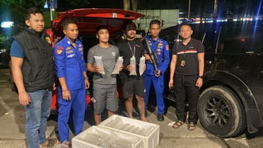 Penangkapan pelaku penyelundupan benih lobster (dok: istimewa)