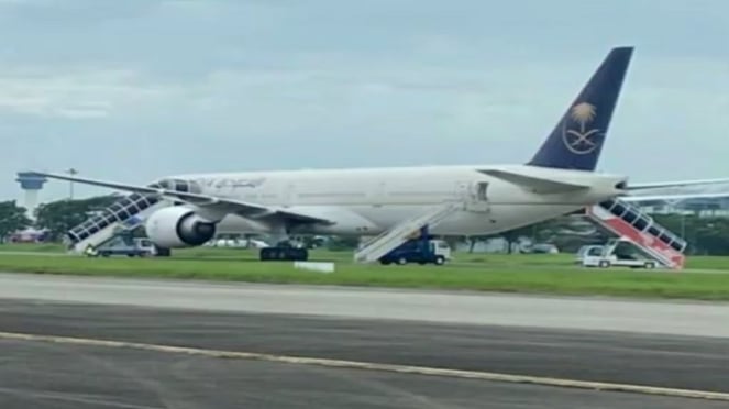 Saudi Airlines Airlines al aeropuerto de Kuulanamu en emergencia, Deliserdin