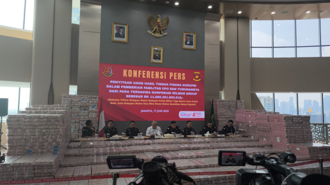 Kejagung Sita Rp11,8 Triliun dari Wilmar Group di Kasus CPO, Rp2 Triliun Dipamerkan