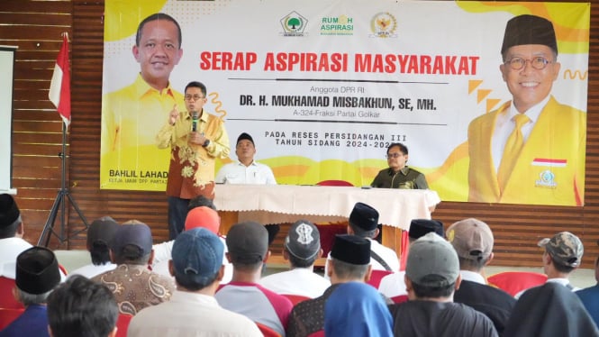 Manfaatkan Reses, Misbakhun Jelaskan MBG dan Koperasi Merah Putih di Depan Konstituen