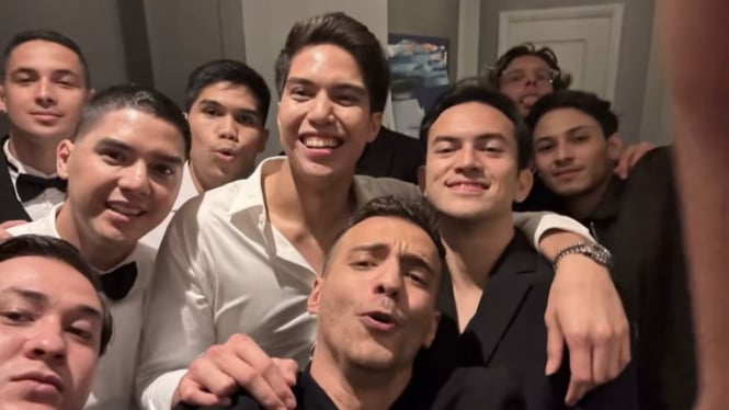 El Rumi Ketemu Rizky Nazar di Nikahan Al Ghazali, Langsung Dirangkul!