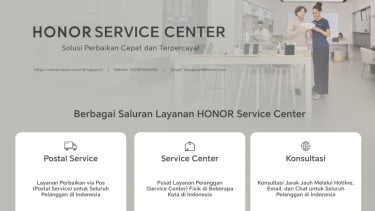Layanan Honor Service Center.