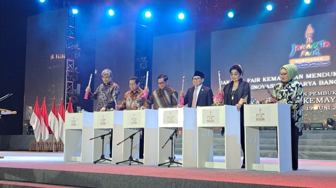 Prácticas Anun y Mutkar 2025 en la apertura de la apertura de la Feria de Yakarta