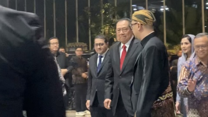 "Detik-Detik SBY Hadir dalam Acara Ngunduh Mantu Al Ghazali"