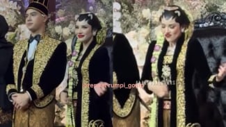 Kocak! Kelakuan Random Alyssa Daguise di Acara Ngunduh Mantu, Sampai Ditabok Sang Ibu