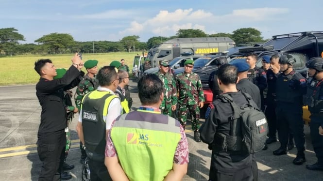 TNI lakukan tindakan darurat di Bandara Kualanamu