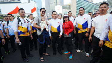 Kapolri Jenderal Listyo Sigit Prabowo ikut CFD jelang Hari Bhayangkara ke-79