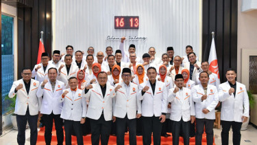 Susunan Dewan Pengurus Pusat (DPP) PKS periode 2025-2030 (sumber: Dok PKS)