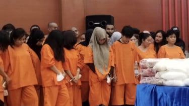 Sejumlah tersangka diamankan dari kasus narkotika selama April-Juni 2025