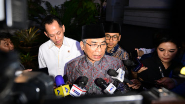 Ketum PBNU Yahya Cholil Staquf atau Gus Yahya di Kompleks Istana Kepresidenan, Jakarta Pusat (sumber foto: Biro Pers Sekretariat Presiden)