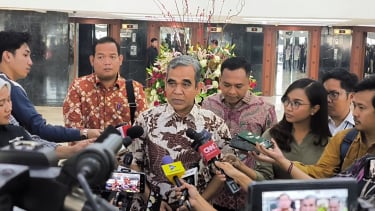 Ketua MPR RI Ahmad Muzani di Kompleks Parlemen, Senayan, Jakarta Pusat 