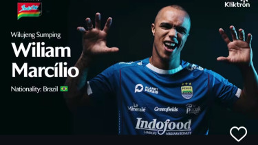 Pemain Persib Bandung Wiliam Marcilio
