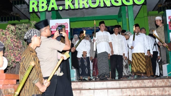 Un desfile de Muharam en Bondowoso