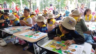 Gelar Lomba Melukis-Mewarnai Anak dan Difabel, Bukti Polri Tidak Diskriminasi