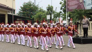 Saat Kapolres Pelabuhan Priok Terpukau Lihat Penampilan Polisi Cilik